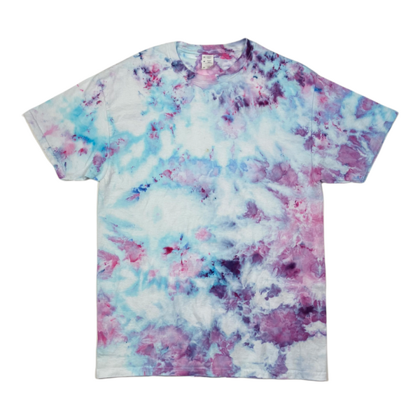 Black Rainbow Spiral Tie Dye Unisex T-Shirts, Voltlin