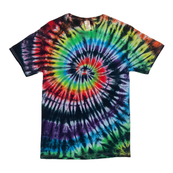 L - Champion Reverse Dye Matching Set, good Shirt + Pants Matching Tie Dye Set, Rainbow Side Spiral, Adult/Unisex, Ready To Ship*