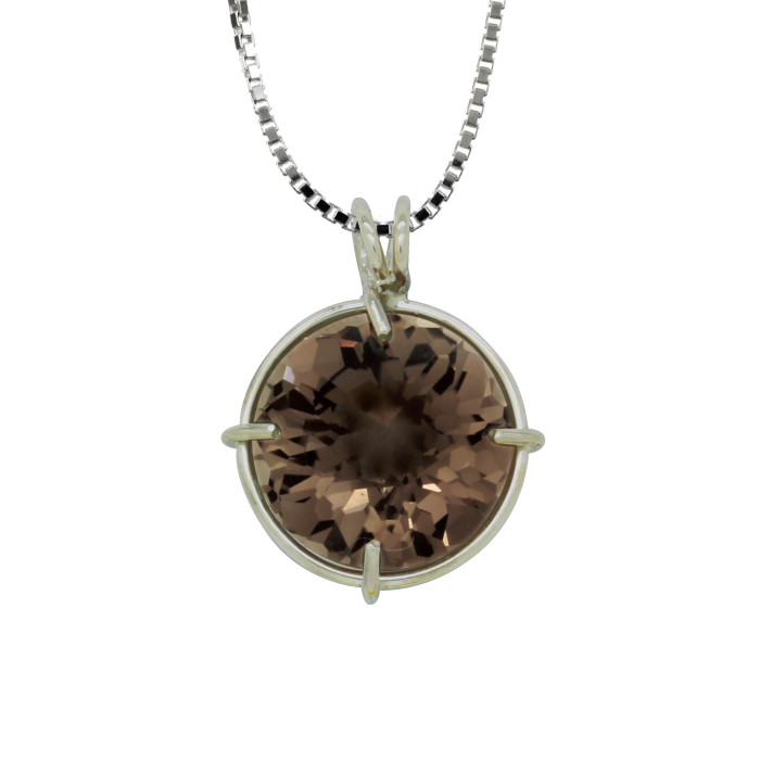 Barse Smoky Quartz Genuine Stone Short Pendant Necklace | Dillard's